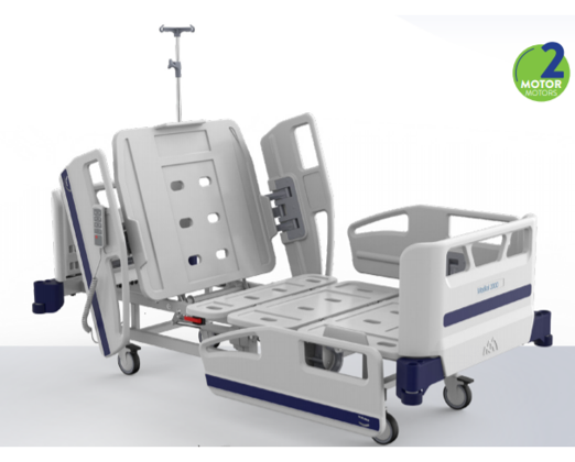 ELECTRO-MECHANICAL PATIENT BED (2 MOTORS)